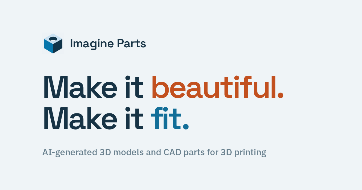 I built an AI tool that generates creative 3D models and functional CAD parts
